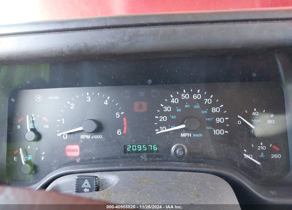 1998 JEEP WRANGLER SPORT VIN: 1J4FY19SXWP708232