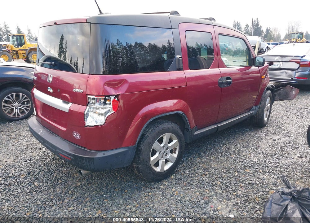 2010 HONDA ELEMENT EX VIN: 5J6YH2H72AL001122
