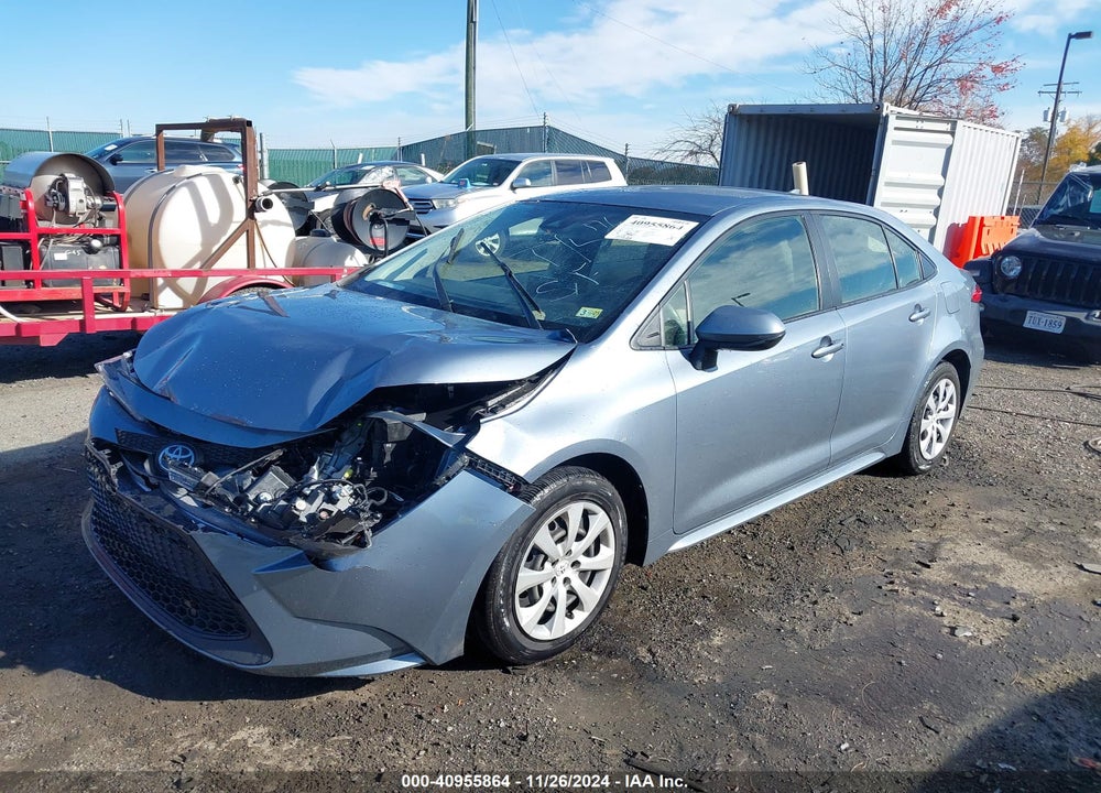 2021 TOYOTA COROLLA LE VIN: JTDEPMAE8MJ152613