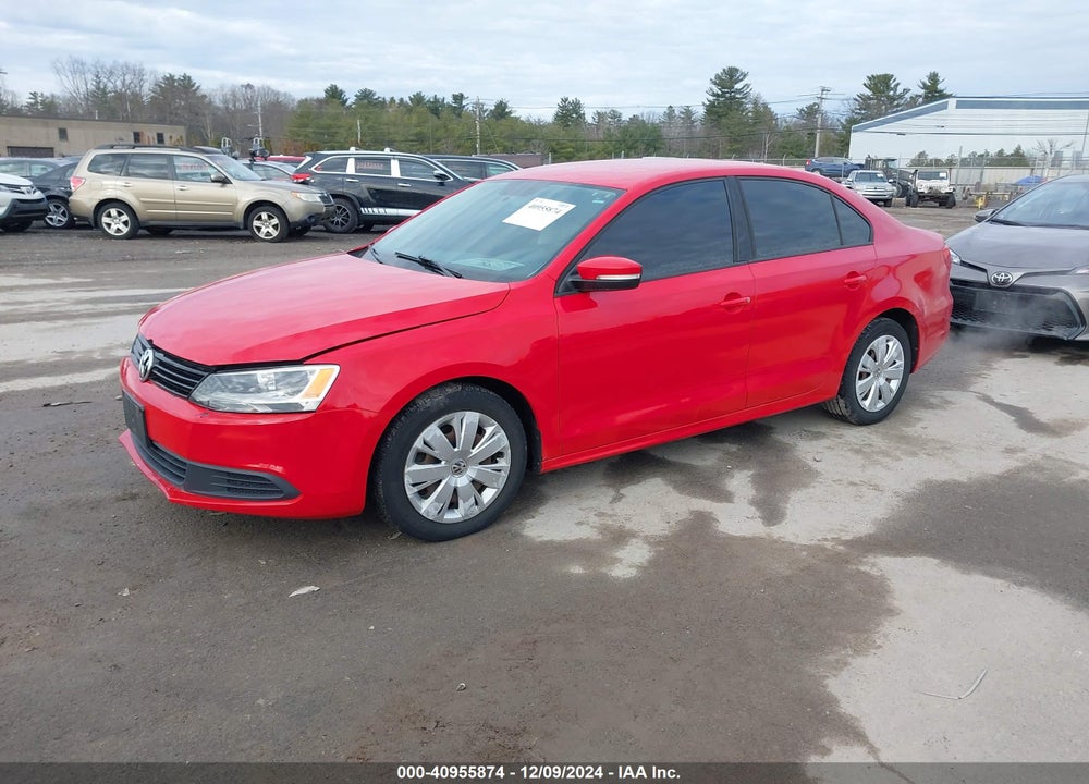 2012 VOLKSWAGEN JETTA 2.5L SE VIN: 3VWDX7AJ6CM339017