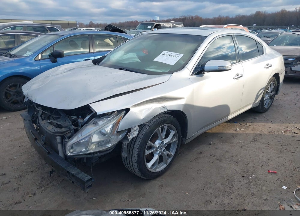 2012 NISSAN MAXIMA 3.5 S/3.5 SV VIN: 1N4AA5APXCC838409