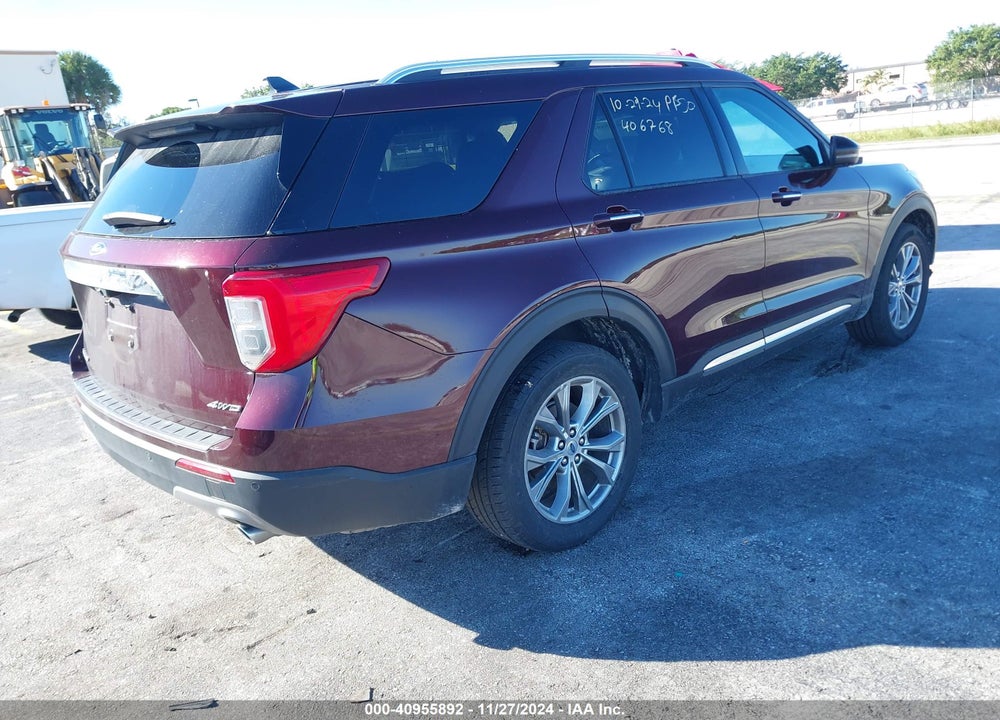 2022 FORD EXPLORER LIMITED VIN: 1FMSK8FH7NGB71210