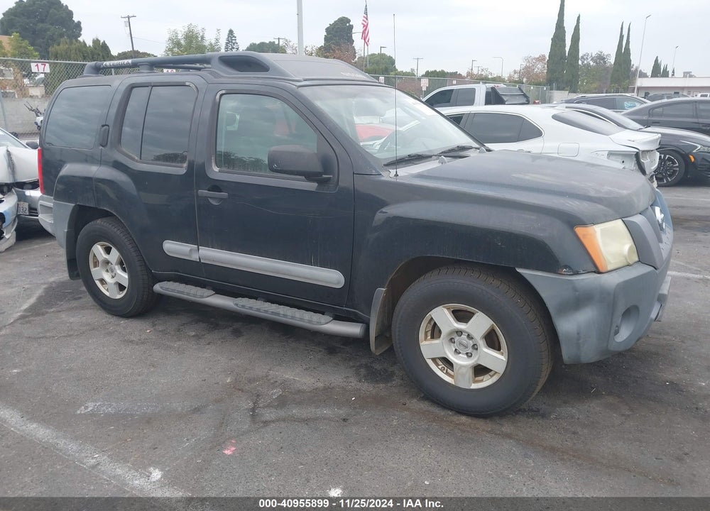 2005 NISSAN XTERRA S VIN: 5N1AN08U85C651486
