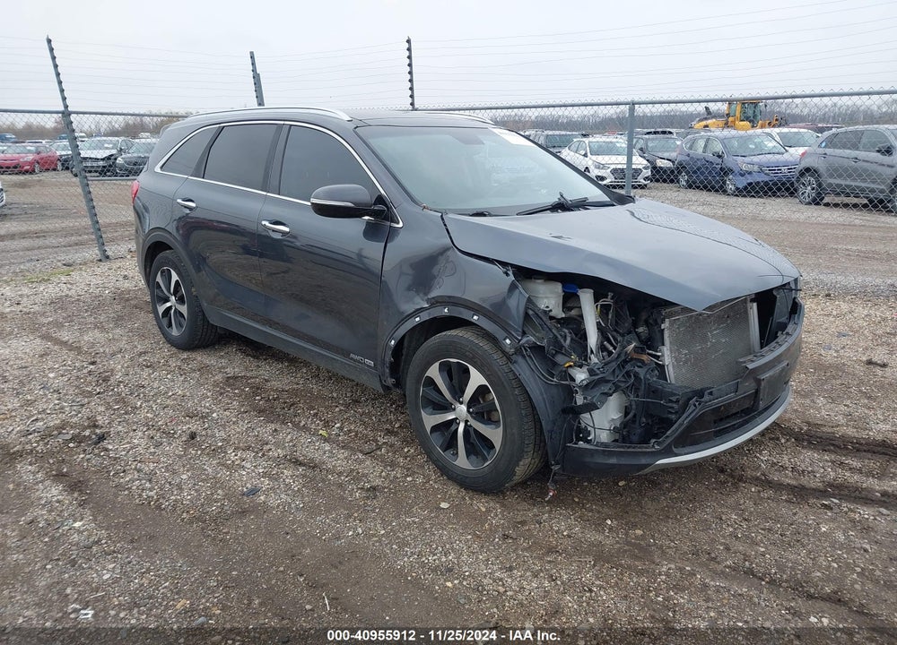 2016 KIA SORENTO 3.3L EX VIN: 5XYPHDA54GG110739