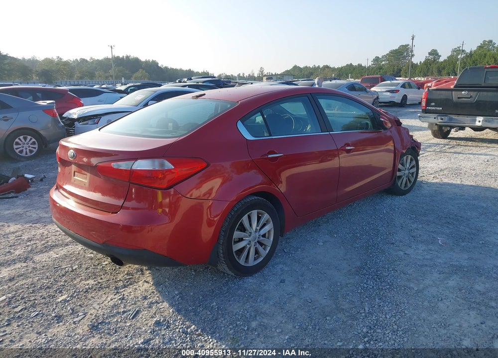 2014 KIA FORTE EX VIN: KNAFX4A86E5086701