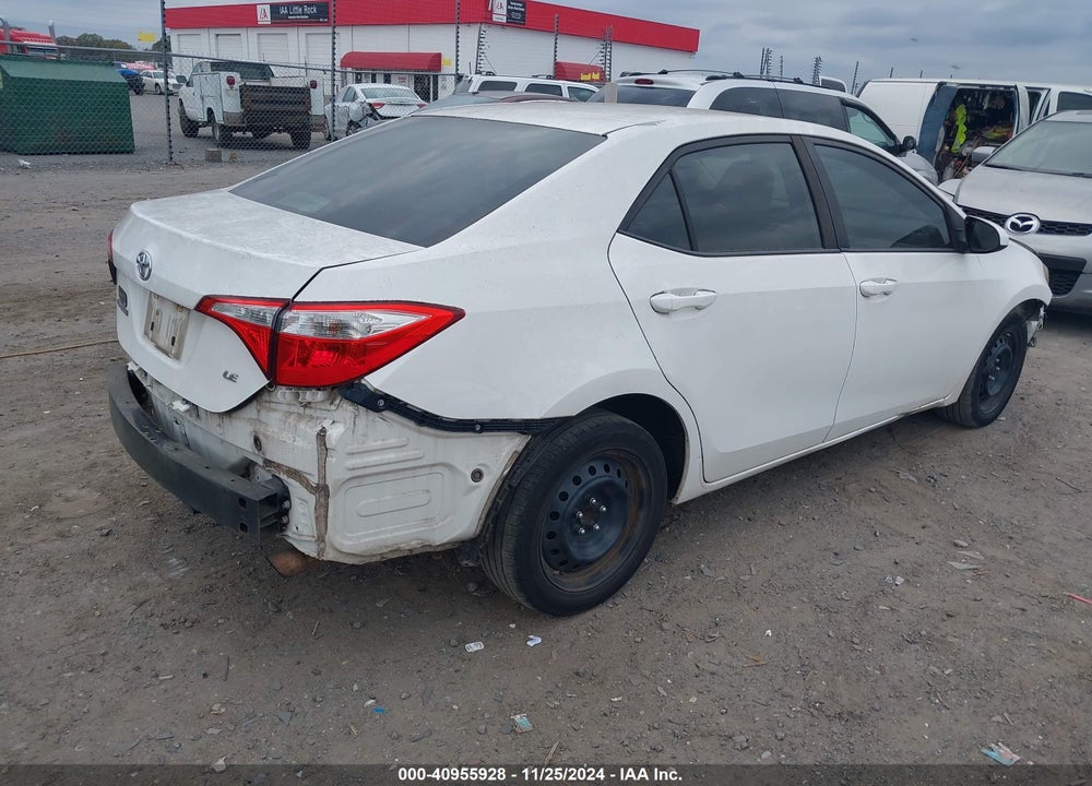 2014 TOYOTA COROLLA LE VIN: 5YFBURHE9EP028801