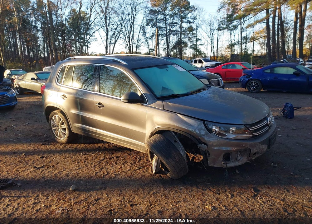 2015 VOLKSWAGEN TIGUAN SE VIN: WVGBV7AX4FW607275
