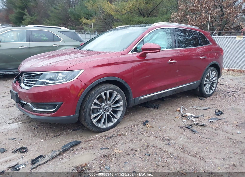 2016 LINCOLN MKX RESERVE VIN: 2LMTJ8LR5GBL40370