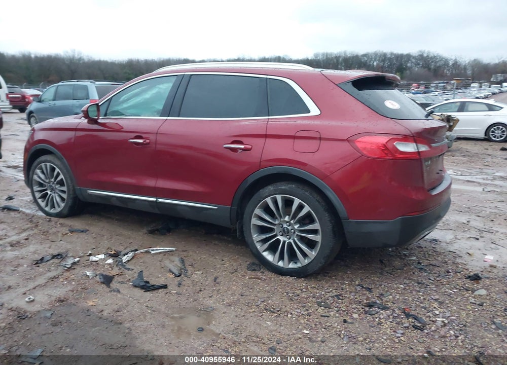 2016 LINCOLN MKX RESERVE VIN: 2LMTJ8LR5GBL40370