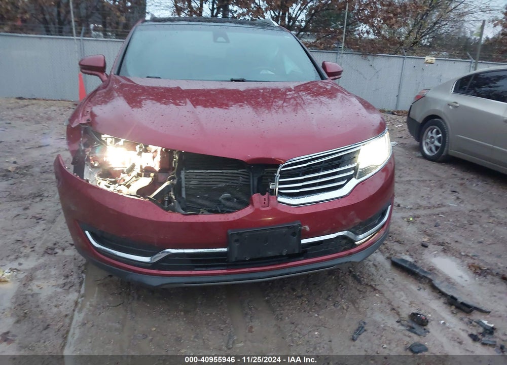 2016 LINCOLN MKX RESERVE VIN: 2LMTJ8LR5GBL40370