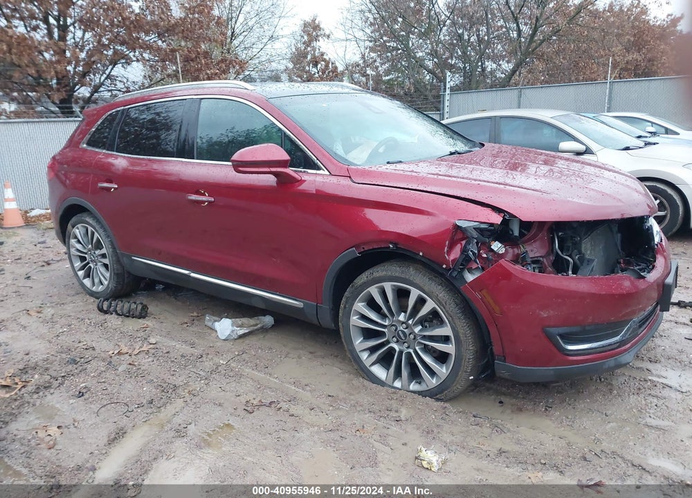 2016 LINCOLN MKX RESERVE VIN: 2LMTJ8LR5GBL40370