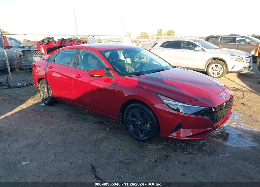 2023 HYUNDAI ELANTRA HYBRID BLUE VIN: KMHLM4AJ1PU081847