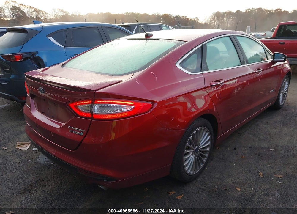 2013 FORD FUSION HYBRID TITANIUM VIN: 3FA6P0RU6DR281888