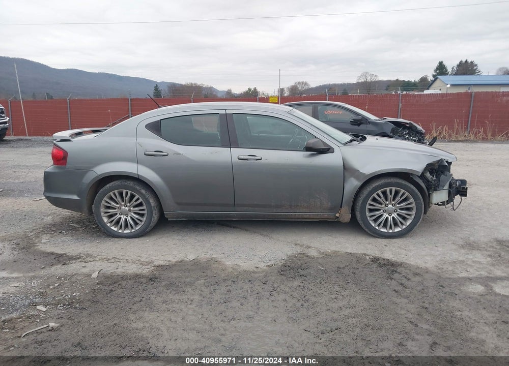 2012 DODGE AVENGER SE VIN: 1C3CDZAB3CN118755