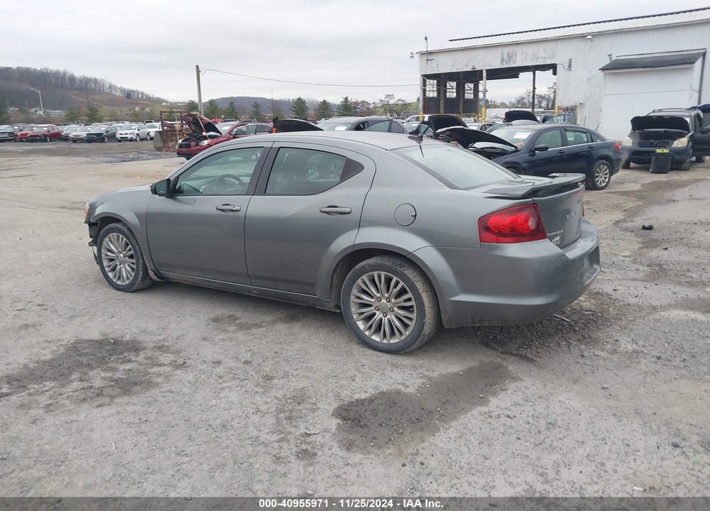 2012 DODGE AVENGER SE VIN: 1C3CDZAB3CN118755