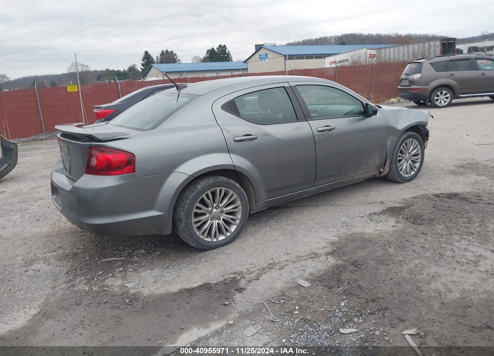 2012 DODGE AVENGER SE VIN: 1C3CDZAB3CN118755