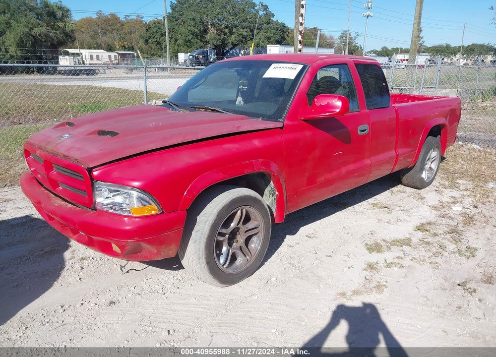 2003 DODGE DAKOTA R/T VIN: 1D7GL72Z03S122074