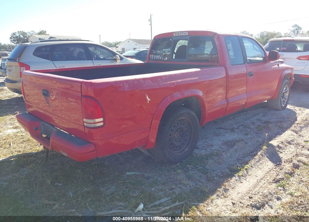 2003 DODGE DAKOTA R/T VIN: 1D7GL72Z03S122074