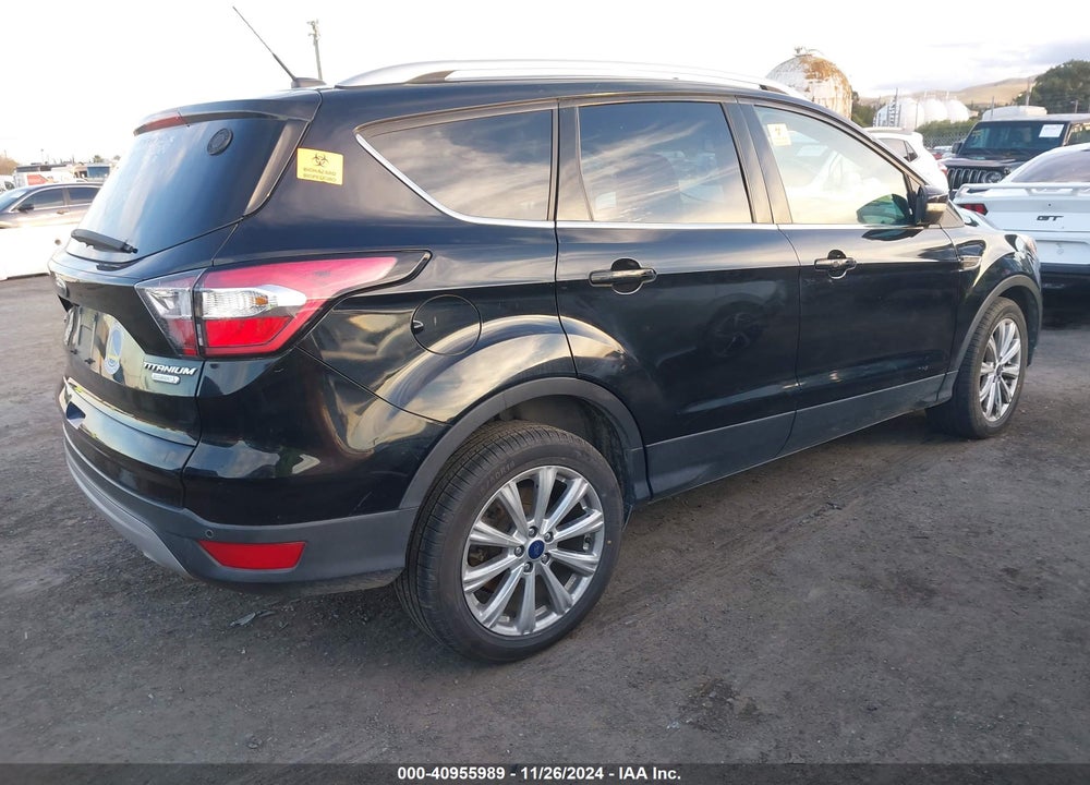 2017 FORD ESCAPE TITANIUM VIN: 1FMCU0J96HUB45087