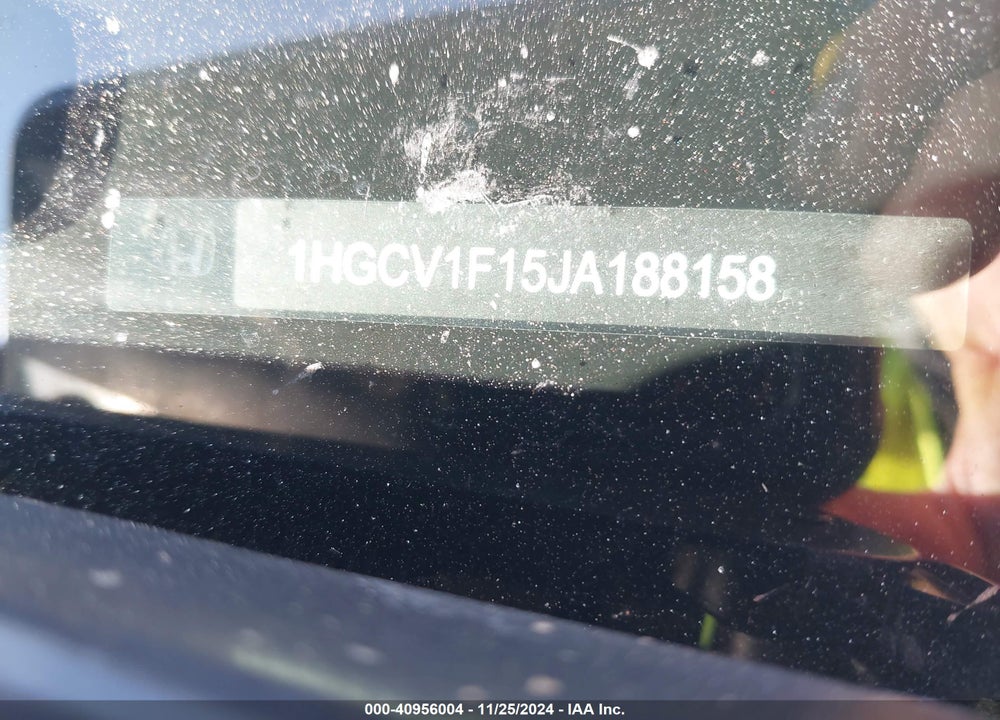 2018 HONDA ACCORD LX VIN: 1HGCV1F15JA188158