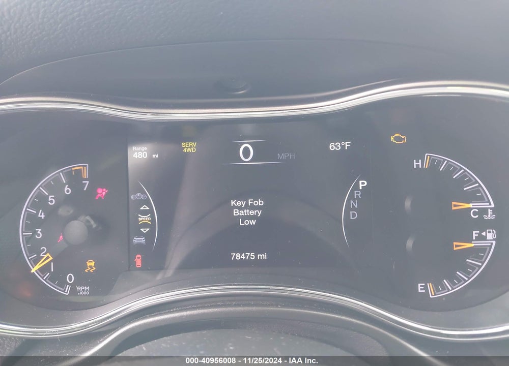 2019 JEEP GRAND CHEROKEE UPLAND 4X4 VIN: 1C4RJFAG5KC620928