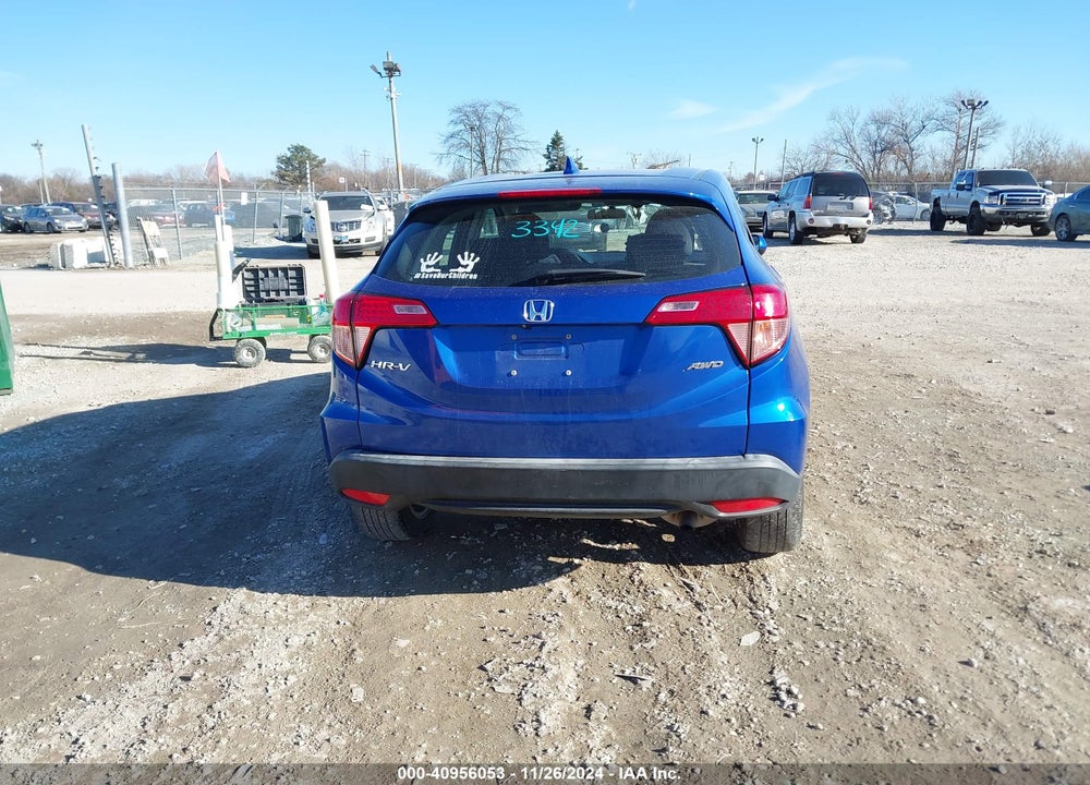 2018 HONDA HR-V LX VIN: 3CZRU6H35JG725047