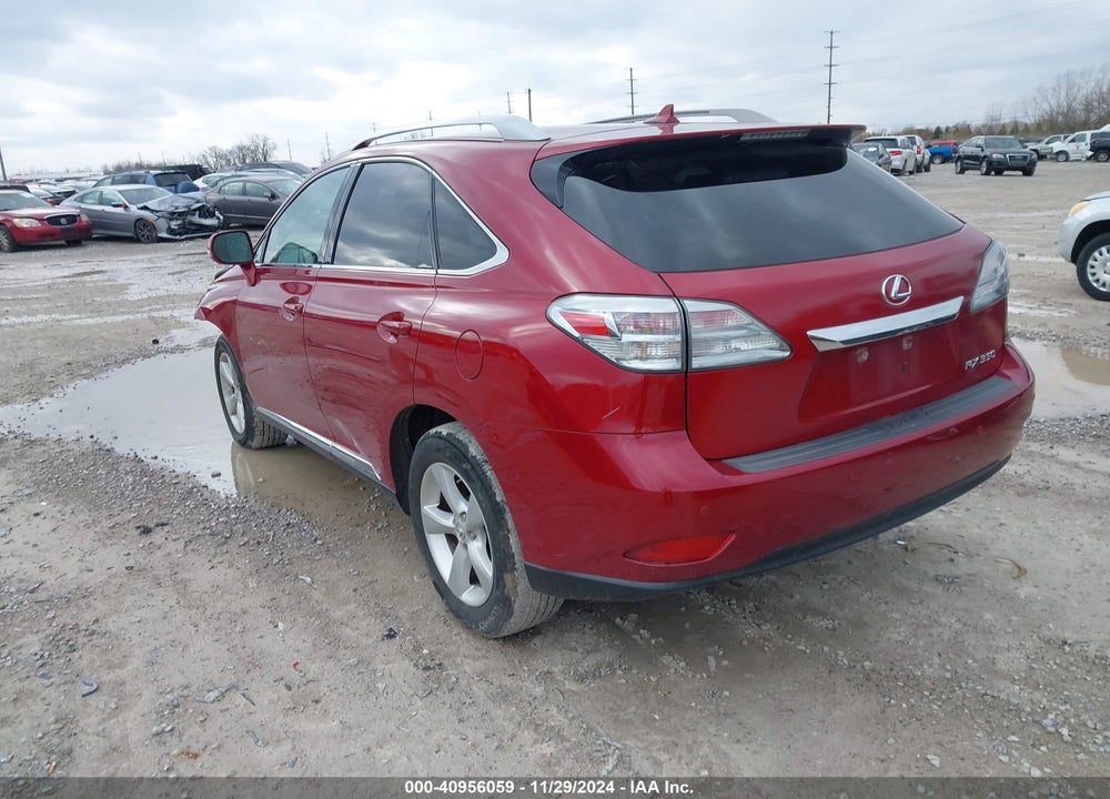 2011 LEXUS RX 350 VIN: 2T2BK1BAXBC099140