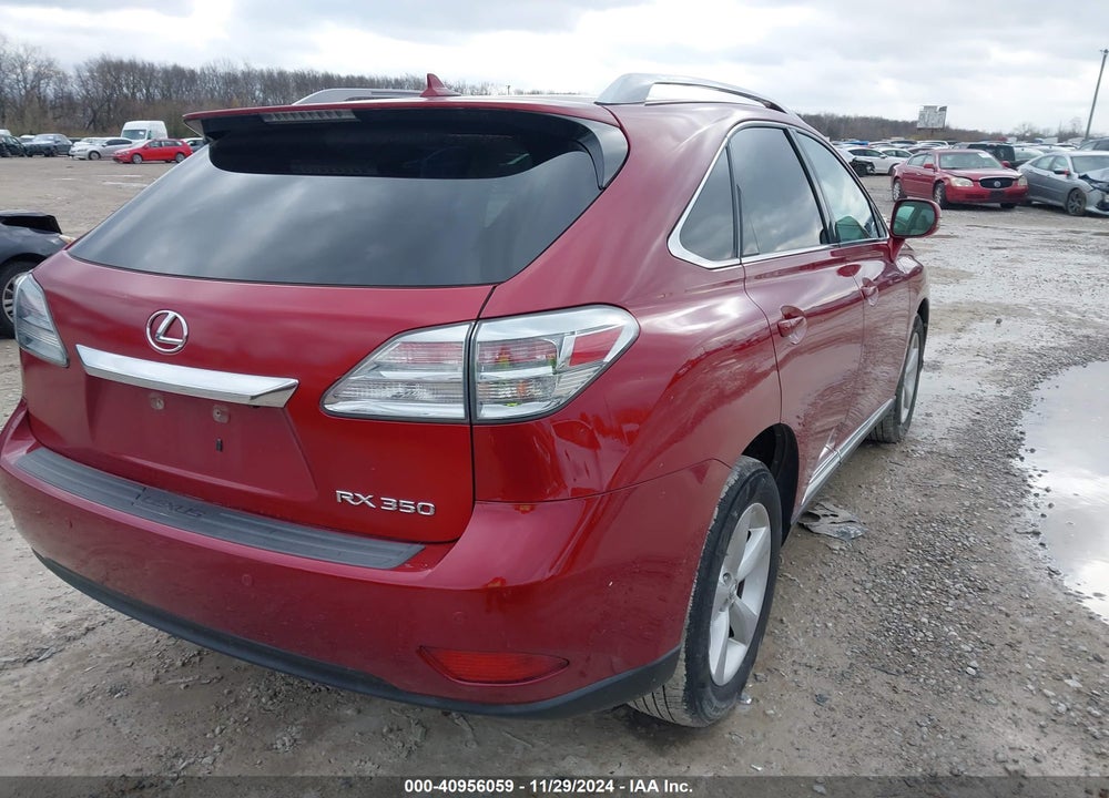 2011 LEXUS RX 350 VIN: 2T2BK1BAXBC099140