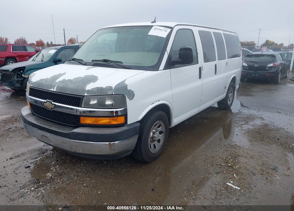 2012 CHEVROLET EXPRESS 1500 WORK VAN VIN: 1GCSGAF42C1136889