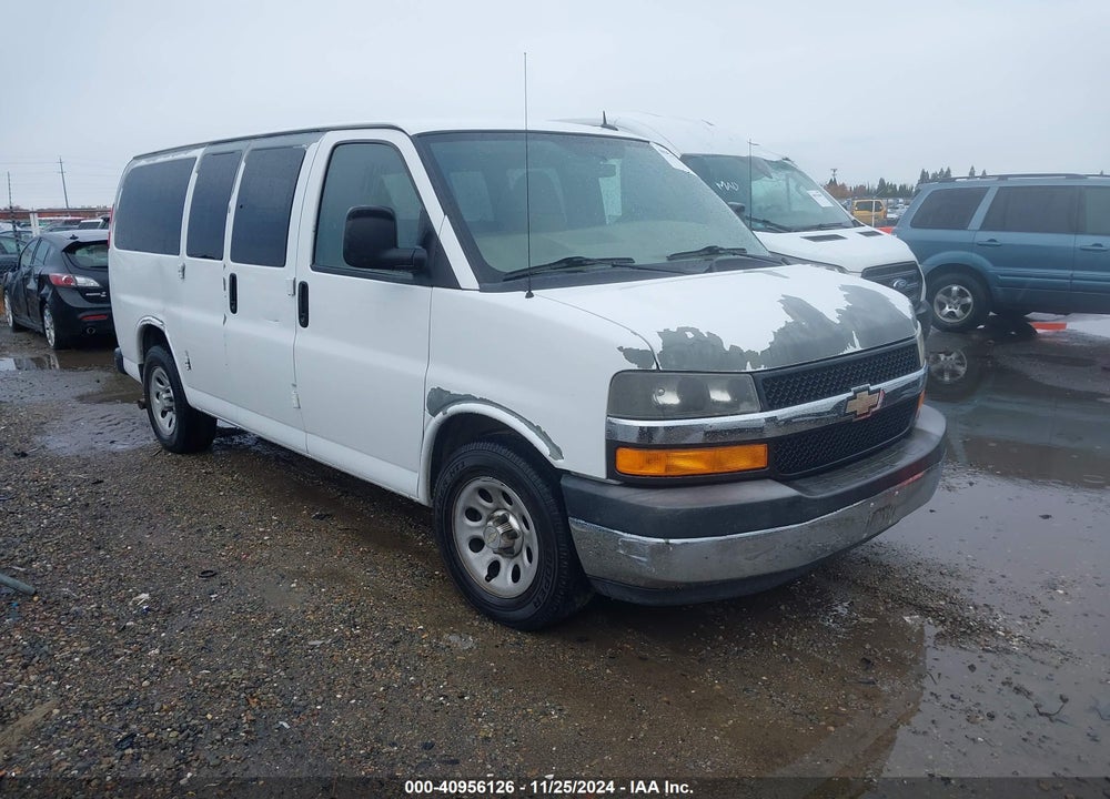 2012 CHEVROLET EXPRESS 1500 WORK VAN VIN: 1GCSGAF42C1136889