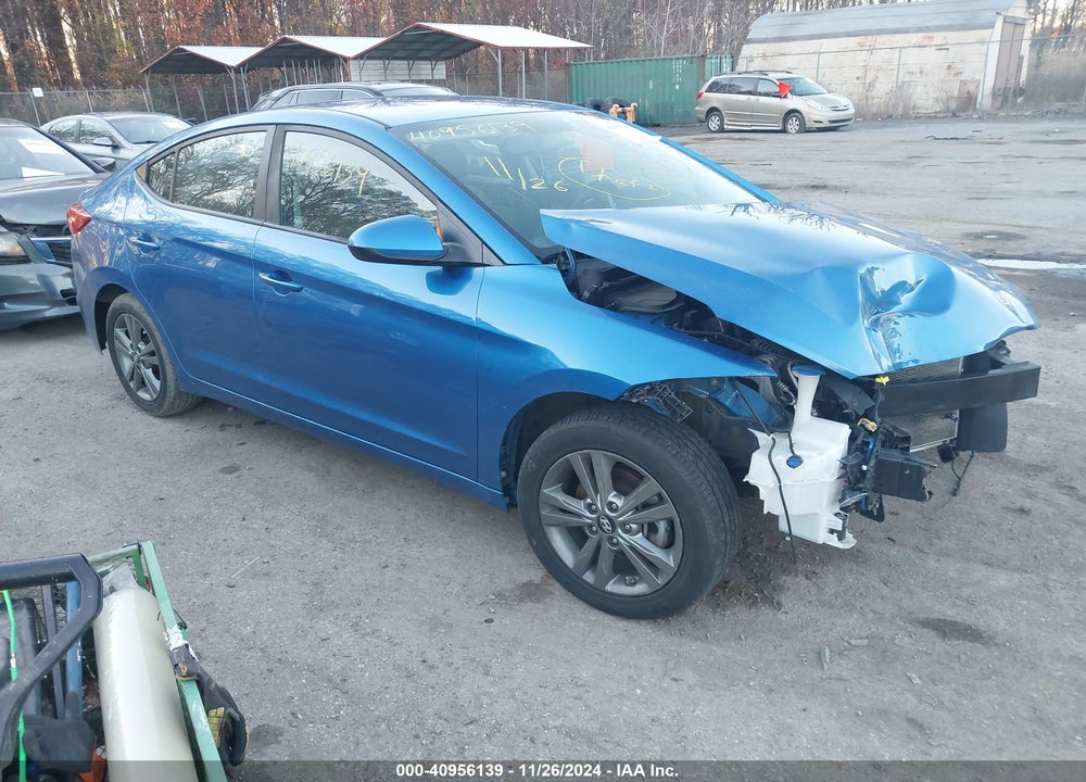 2018 HYUNDAI ELANTRA SEL VIN: 5NPD84LF8JH226812