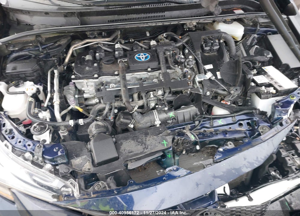 2022 TOYOTA COROLLA HYBRID LE VIN: JTDEAMDE3NJ051932