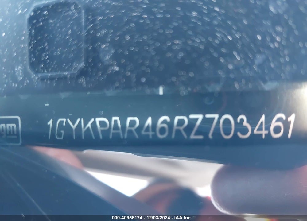 2024 CADILLAC XT6 LUXURY VIN: 1GYKPAR46RZ703461