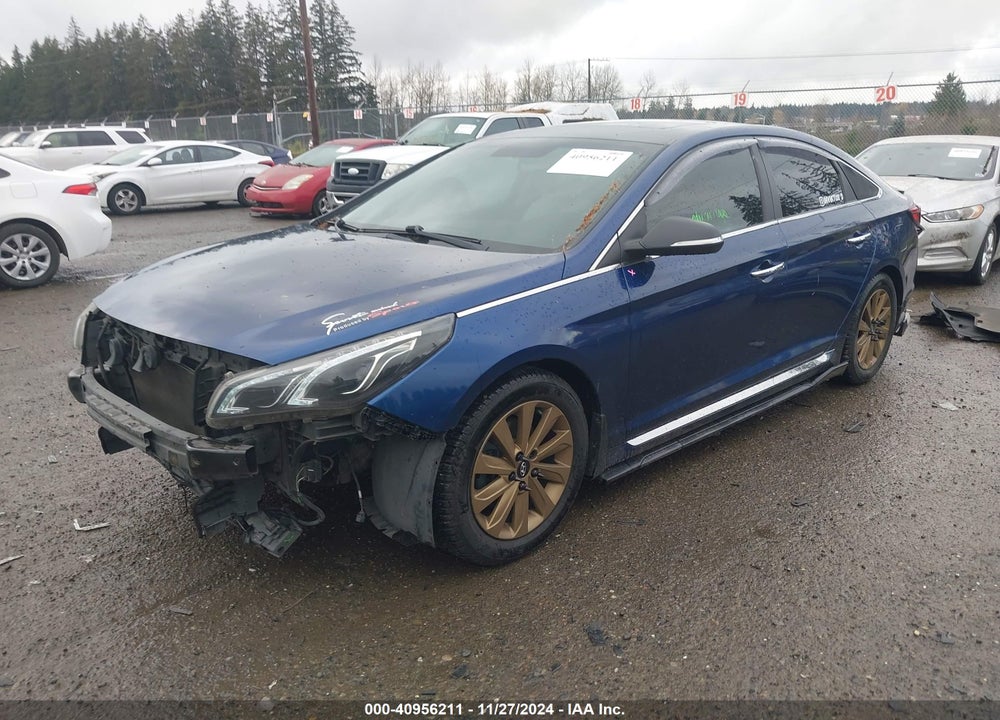 2016 HYUNDAI SONATA SPORT VIN: 5NPE34AF6GH409365