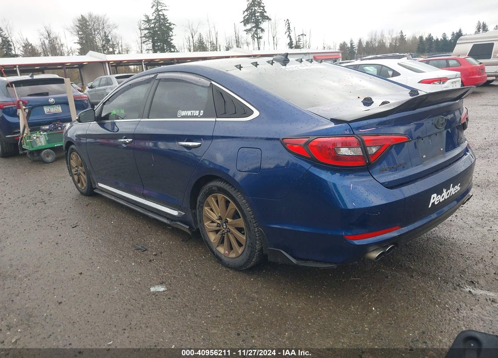 2016 HYUNDAI SONATA SPORT VIN: 5NPE34AF6GH409365