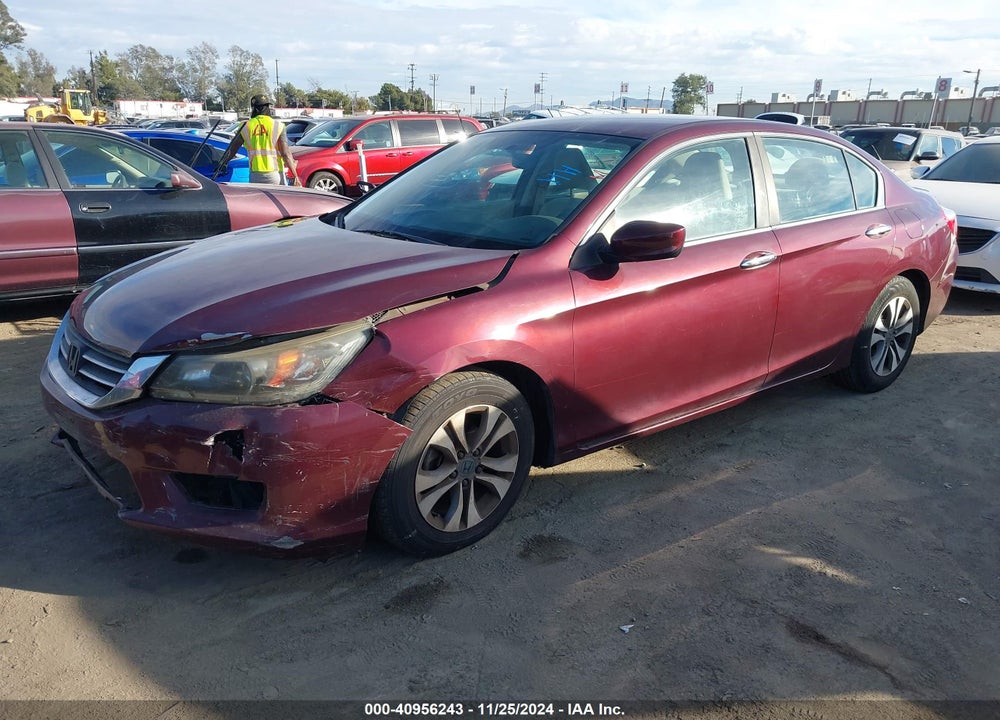 2013 HONDA ACCORD LX VIN: 1HGCR2F33DA057441