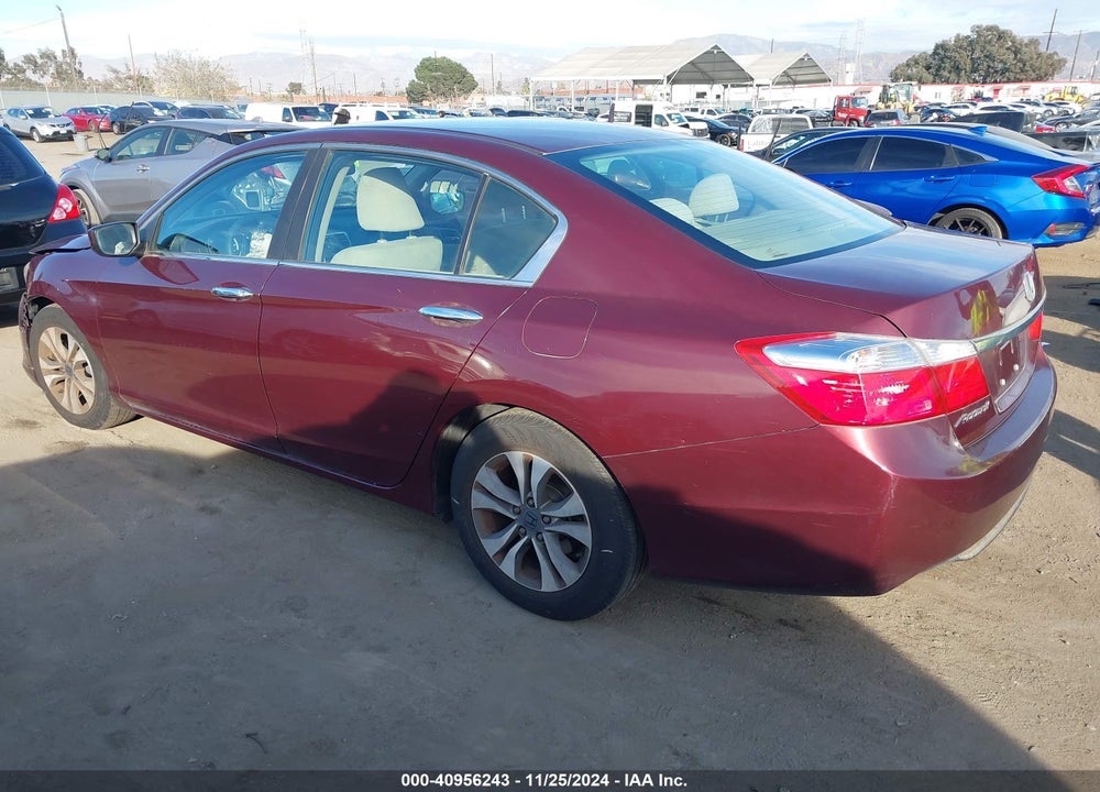 2013 HONDA ACCORD LX VIN: 1HGCR2F33DA057441