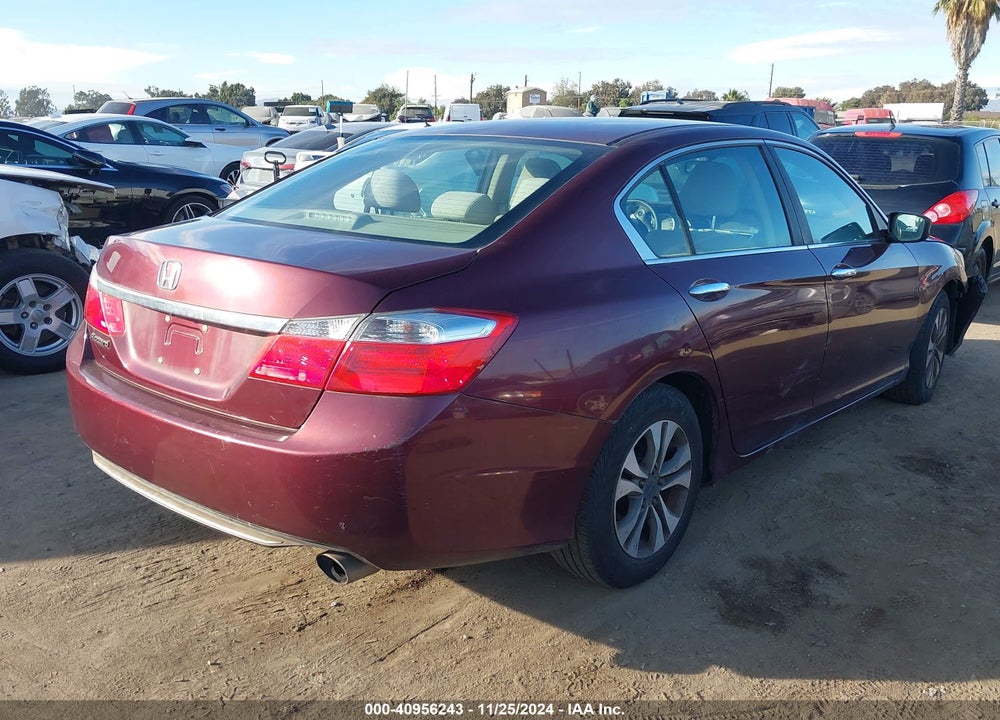2013 HONDA ACCORD LX VIN: 1HGCR2F33DA057441