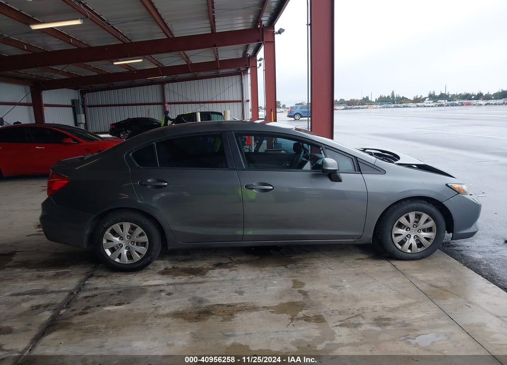 2012 HONDA CIVIC LX VIN: 19XFB2F58CE383944