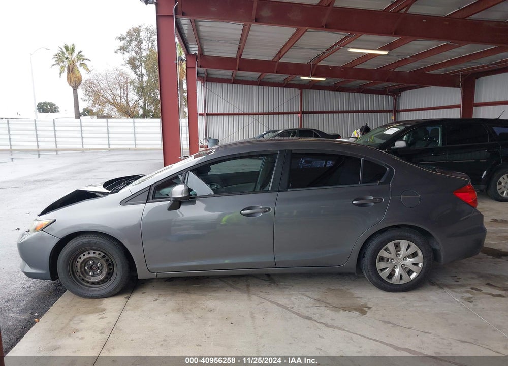 2012 HONDA CIVIC LX VIN: 19XFB2F58CE383944