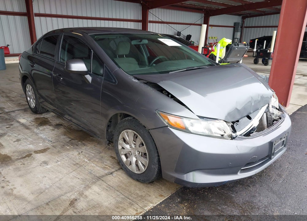 2012 HONDA CIVIC LX VIN: 19XFB2F58CE383944