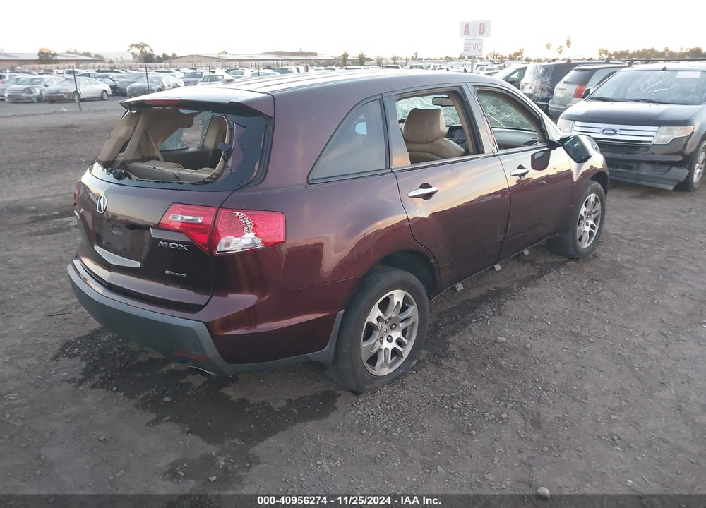 2008 ACURA MDX TECHNOLOGY PACKAGE VIN: 2HNYD284X8H513753