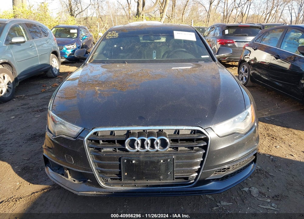 2013 AUDI A6 VIN: WAUHGAFC3DN011294