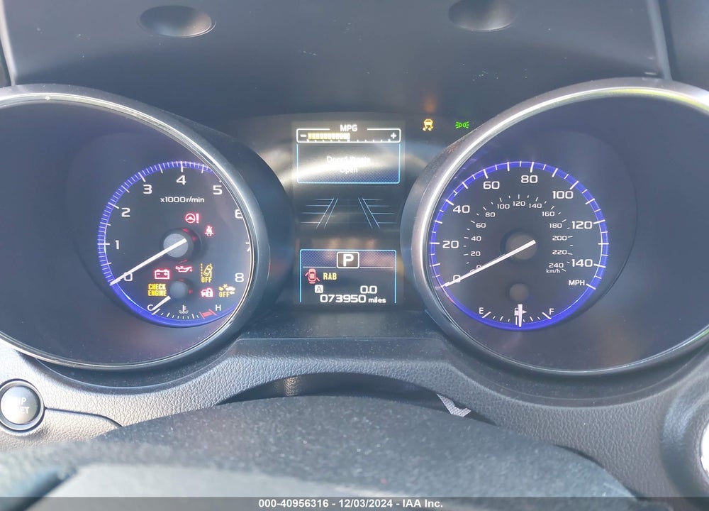 2017 SUBARU OUTBACK 2.5I TOURING VIN: 4S4BSATC9H3431943