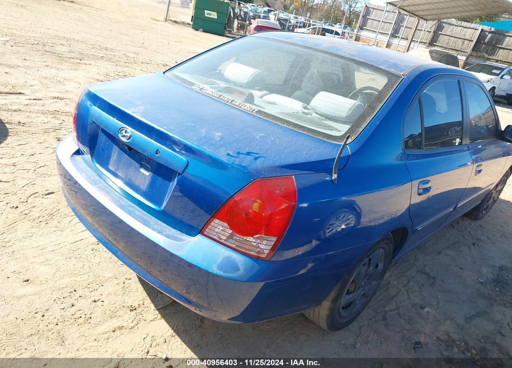 2006 HYUNDAI ELANTRA GLS/LIMITED VIN: KMHDN46D66U310090