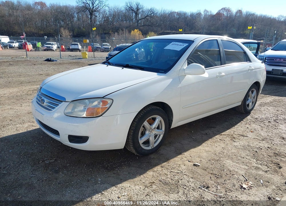 2007 KIA SPECTRA EX VIN: KNAFE121875486896