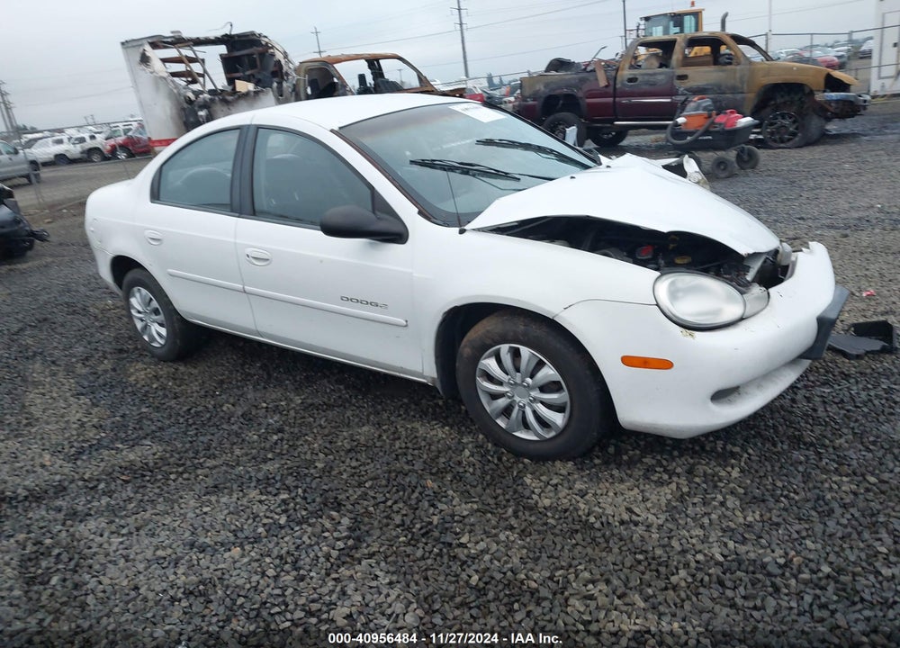 2000 DODGE NEON HIGHLINE VIN: 1B3ES46CXYD871728