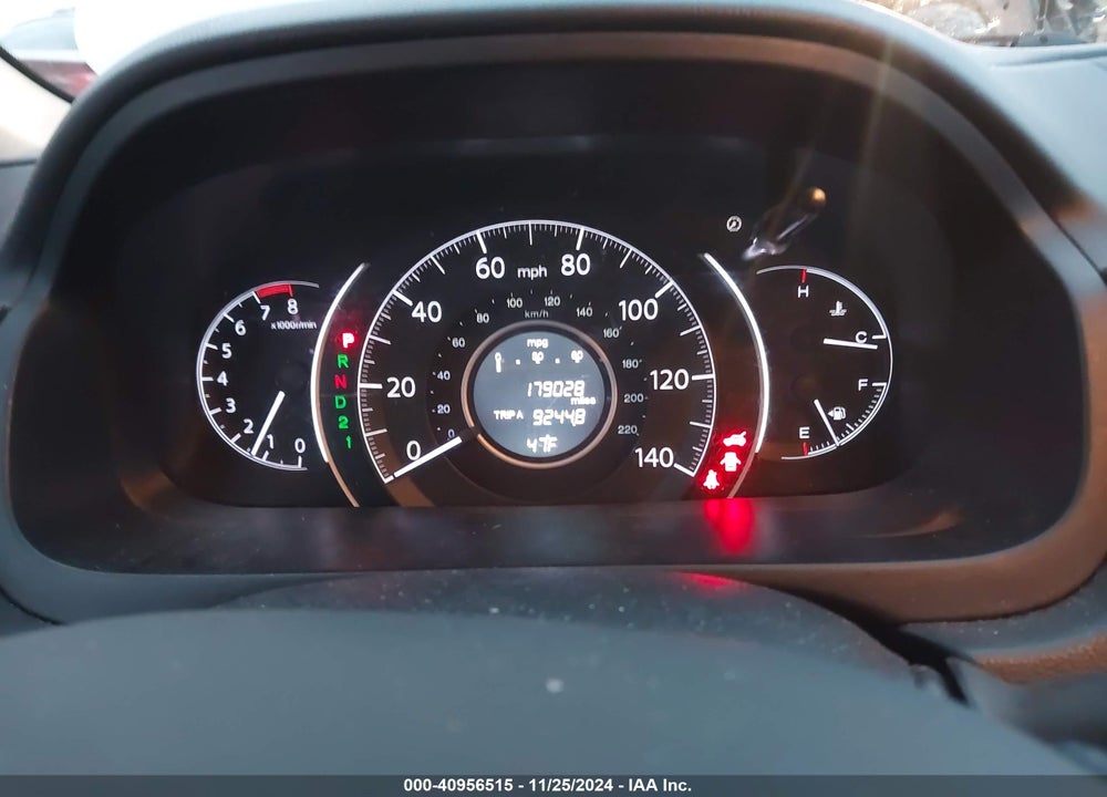 2013 HONDA CR-V LX VIN: 5J6RM3H38DL041356