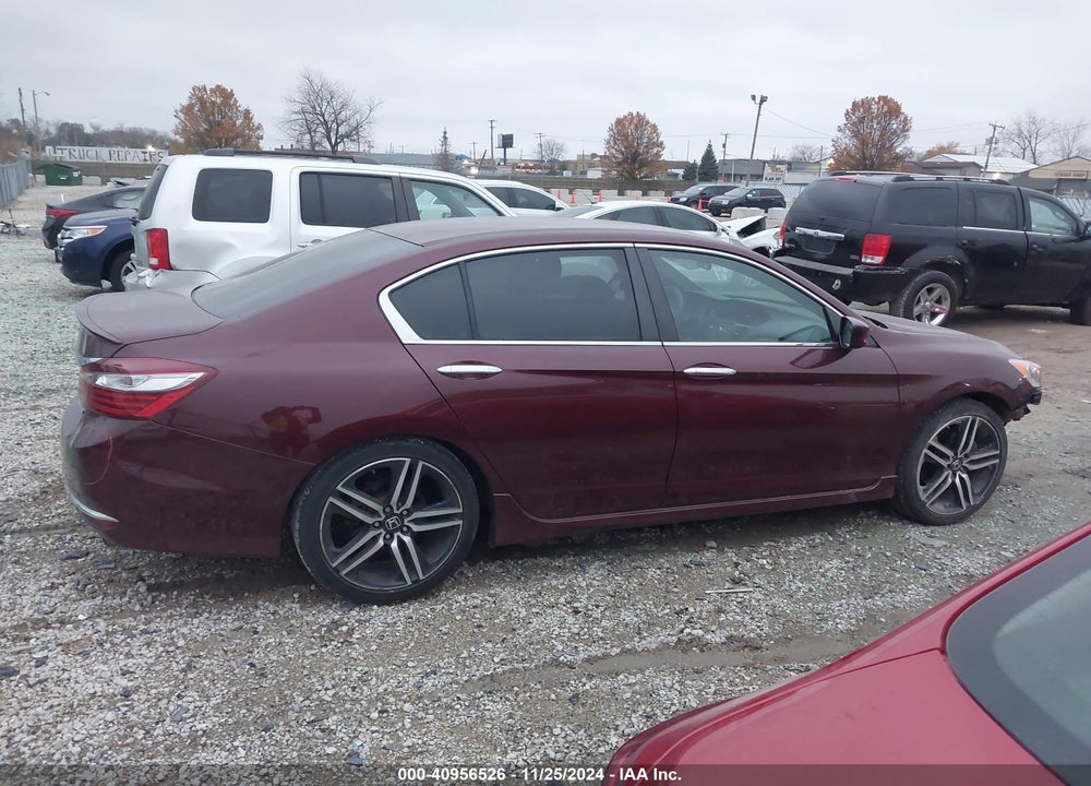 2017 HONDA ACCORD SPORT SE VIN: 1HGCR2F12HA130836