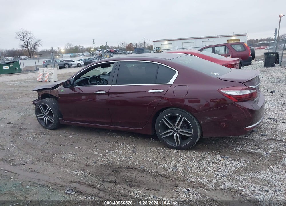 2017 HONDA ACCORD SPORT SE VIN: 1HGCR2F12HA130836